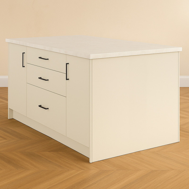 DA021 Mutfak Adası - Lake Boyalı Cnc İşlemeli Country Kapak