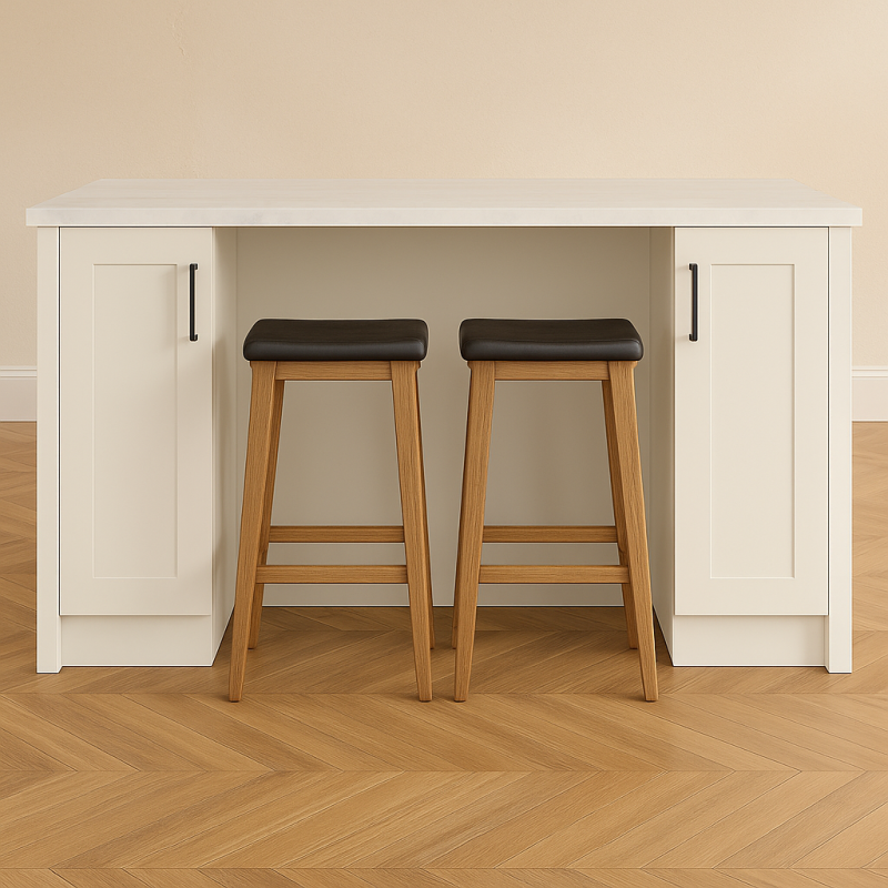 DA021 Mutfak Adası - Lake Boyalı Cnc İşlemeli Country Kapak