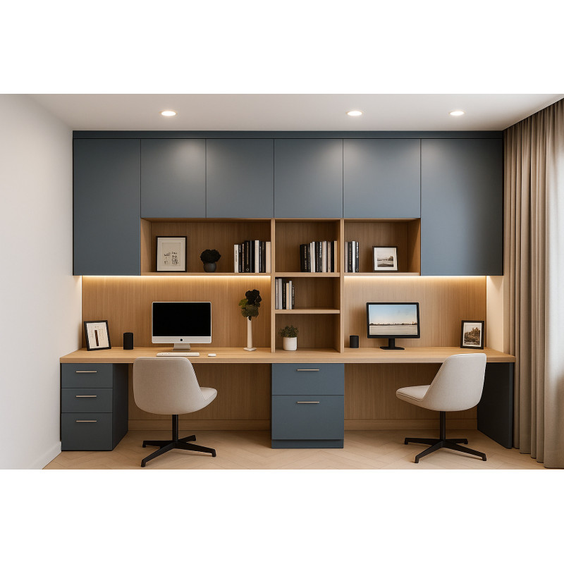 Home Office Çalışma Masası | Yatak Odası Gardırop 3 Çekmeceli, Vizon