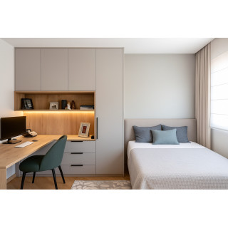 Home Office Çalışma Masası, Yatak Odası Elbise Dolabı Genç Odası HM02Z8 Modeli