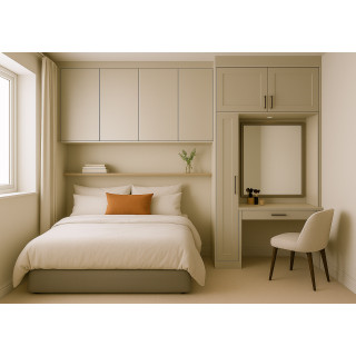 Dresuar Makyaj Masası, Yatak Odası Elbise Dolabı HM02Z8 Modeli