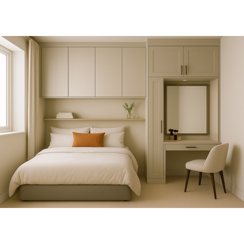 Dresuar Makyaj Masası, Yatak Odası Elbise Dolabı HM02Z8 Modeli