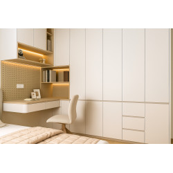 Çalışma Masası, Yatak Odası Elbise Dolabı HM02Z9 Modeli