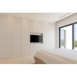 Gömme TV Ünitesi, Yatak Odası Elbise Dolabı YT02A1 Modeli