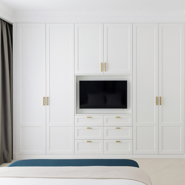 Country Gömme TV Ünitesi, Yatak Odası Elbise Dolabı YT02A3 Modeli